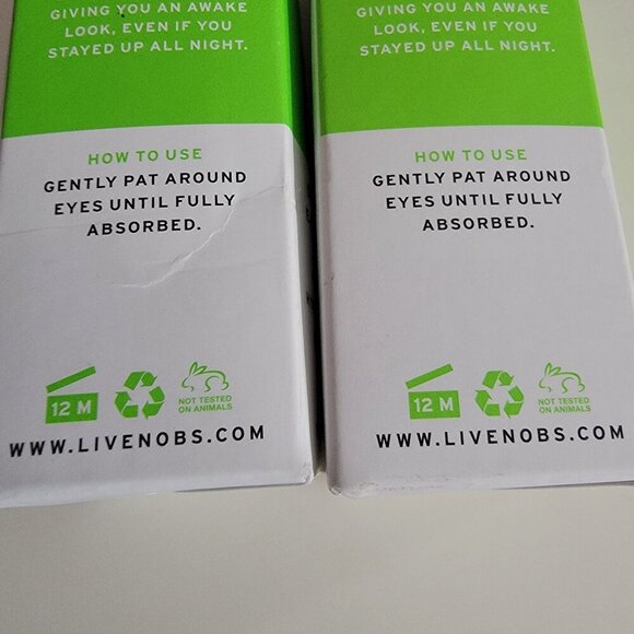 2 TWO New No B.S. Caffeine Eye Cream .5 FL OZ - Picture 11 of 12